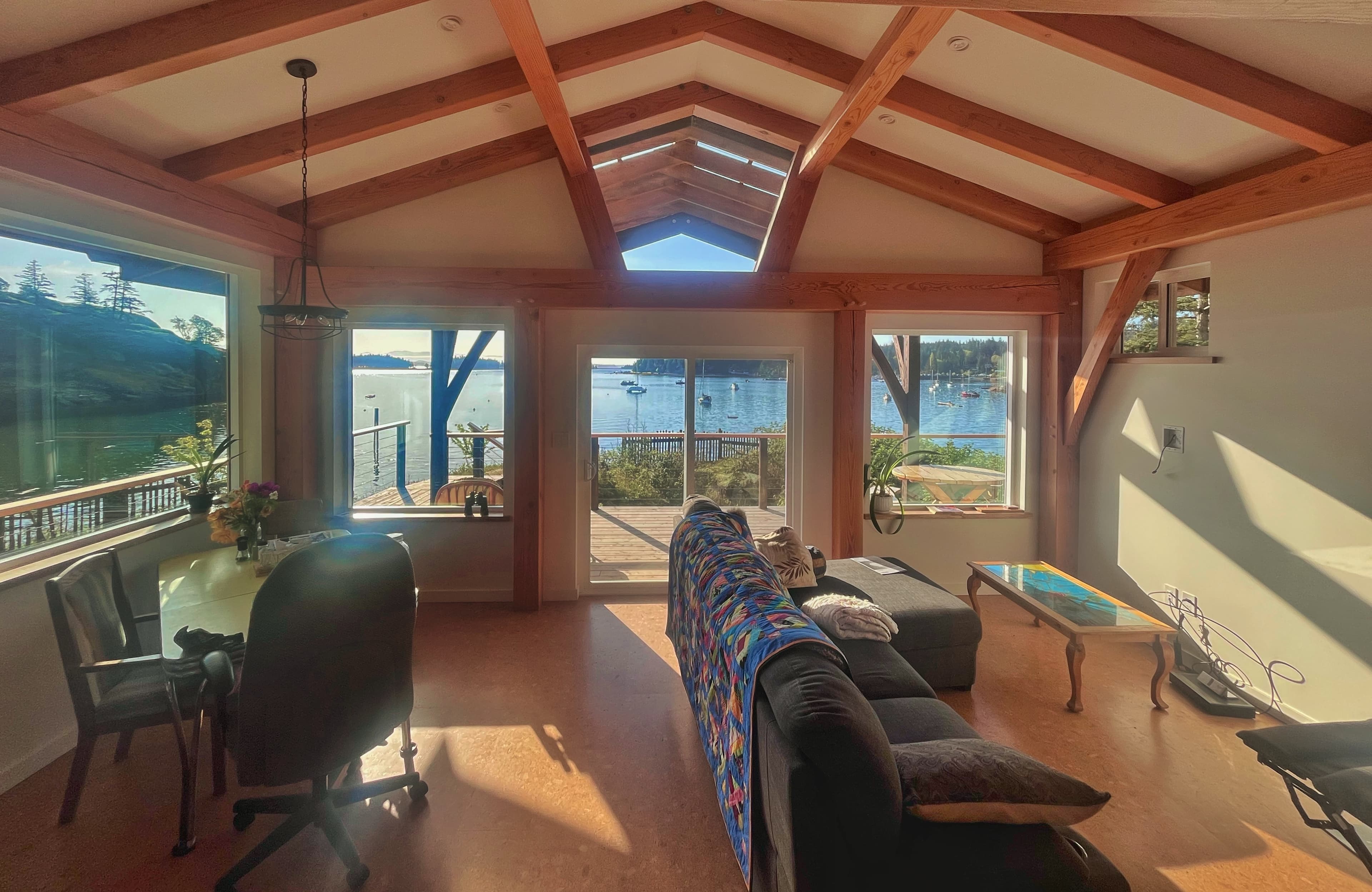 Timber frame project nearing completion