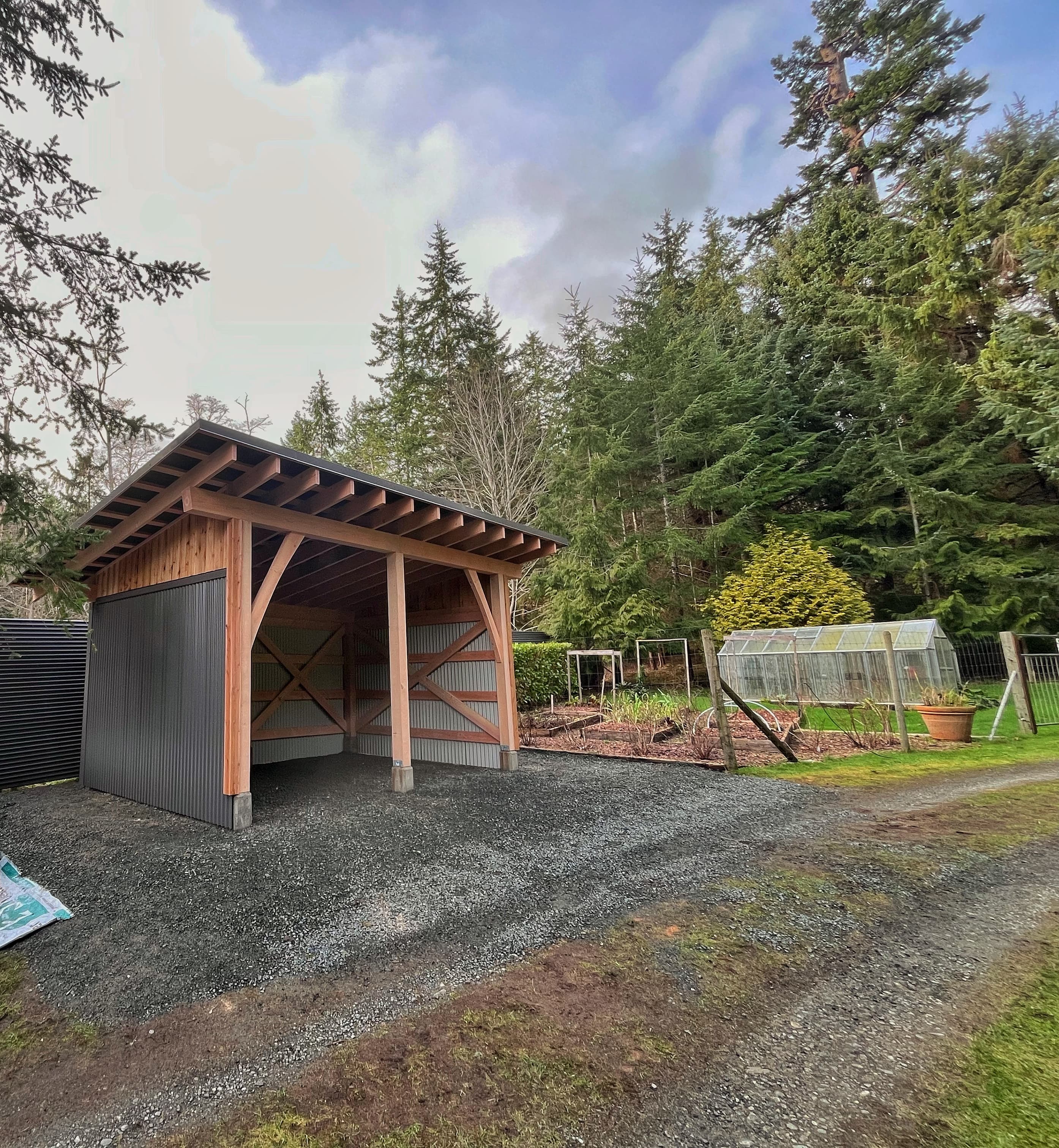 Structural timber elements in progress